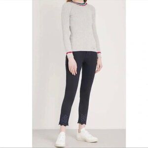 Ted baker massie embroidered hem lace size 25 denim